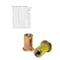 Boltsandnuts.Com Inch & Metric Steel Rivet Nuts Zinc Yellow Assortment - 1060 PCS Assortment Kit #425 - alternate 2
